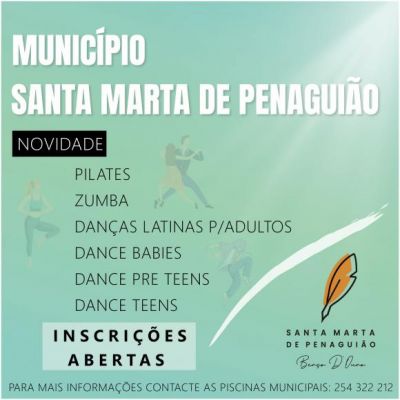 Novas modalidades desportivas dispon&iacute;veis em Santa Marta de Penagui&atilde;o