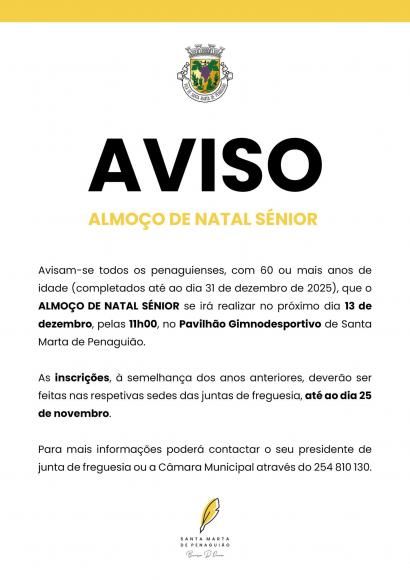 Almo&ccedil;o s&eacute;nior - Natal 2025