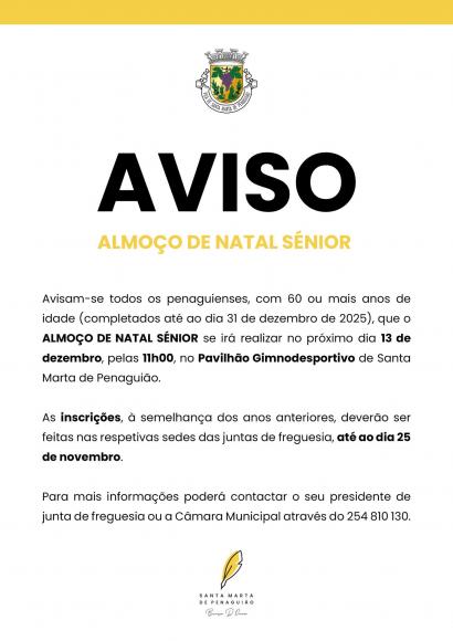 Almo&ccedil;o s&eacute;nior - Natal 2025